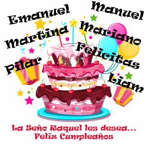 Feliz Cumpleaños de la Seño Raquel